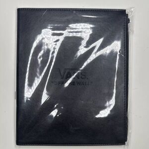 New Vans Family Exclusive Vans "Off The Wall" Black Cover  Journal Notebook